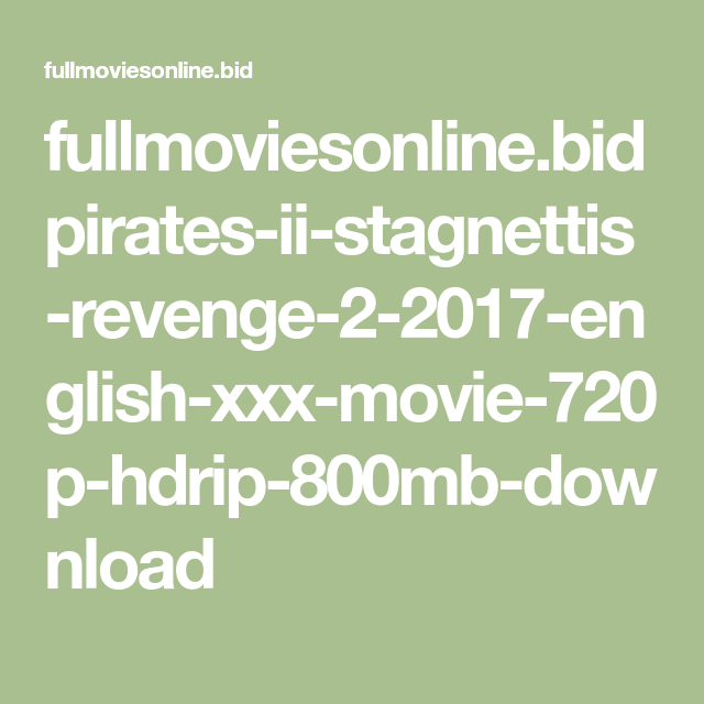 Pirates 2 Stagnettis Revenge Unrated Watch Online 29